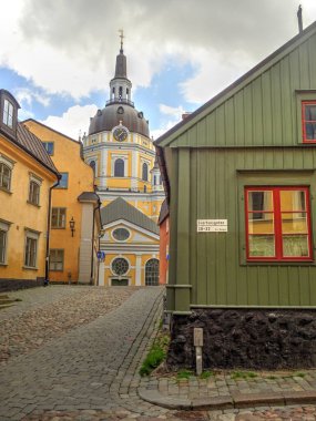 STOCKHOLM, SWEDEN - JULY 2015: Historical center in summertime