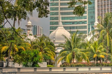 Kuala Lumpur, Malaysia - March 2019 : Historical center, HDR image