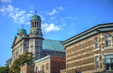 MONTREAL, QC, CANADA - SEPTEMBER 2017: Historical center in sunny weather, HDR Image 