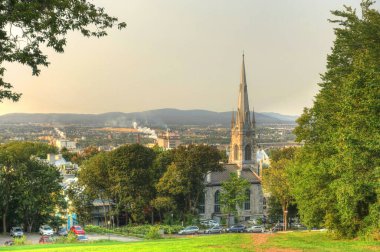 Quebec City, QC, Canada - September 2017 : Historical center at view, HDR Image