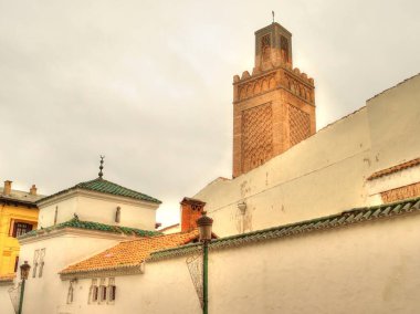 Oran, Algeria - March 2016 : Historical center in springtime 