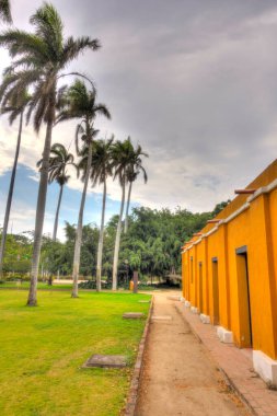 Santa Marta, Colombia - April 2019 : Quinta de San Pedro Alejandrino and Bolivar memorial
