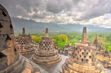 borobudur tapınağı, java, Endonezya