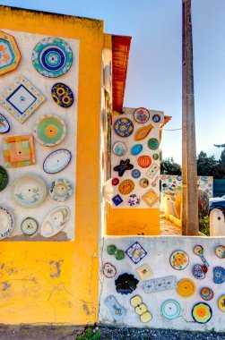 FARO, PORTUGAL - JANUARY 2019: Historical center in sunny weather, HDR image