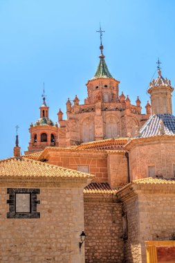 Teruel, Spain - June 2019 : Historical center in sunny weather
