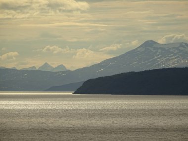 beautiful view of the landscape of Narvik, Arctic Norway