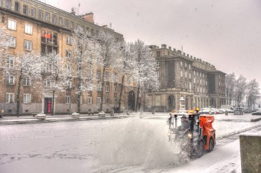 Krakow in winter, Poland