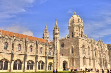 LISBON, PORTUGAL - APRIL 2018: Historical center view, HDR Image