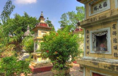 Haiphong, Vietnam - November 2020 : Historical center in cloudy weather