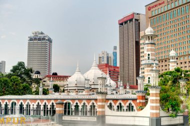 Kuala Lumpur, Malaysia - March 2019 : Historical center, HDR image