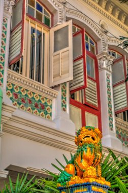 Singapore - March 2019 : Little India in sunny weather