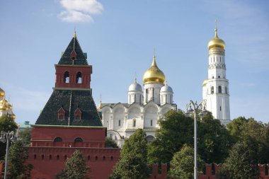 MOSCOW, RUSSIA - AUGUST 2018: Historical center in sunny weather, HDR image