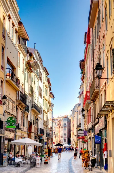 Coimbra, Portugal - July 2019 : Historical center in sunny weather