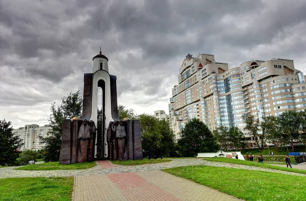 Minsk Belarus September 2017 City Center Summertime — Stok Foto