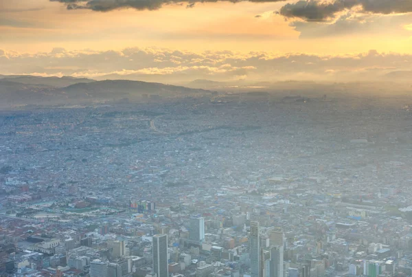 Bogota Colombia April 2019 Cityscape Cloudy Weather — Stock Photo, Image