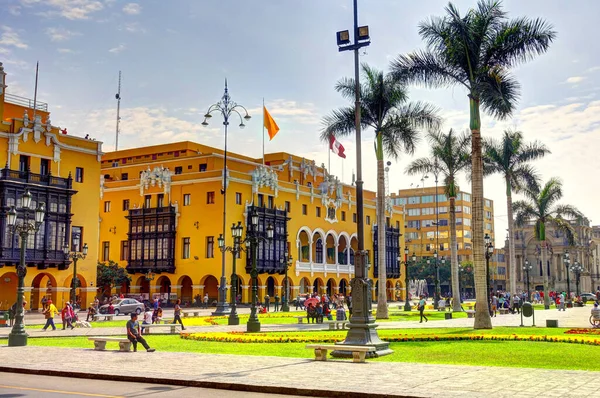 Lima Peru April 2018 Historical Center Sunny Weather — 图库照片