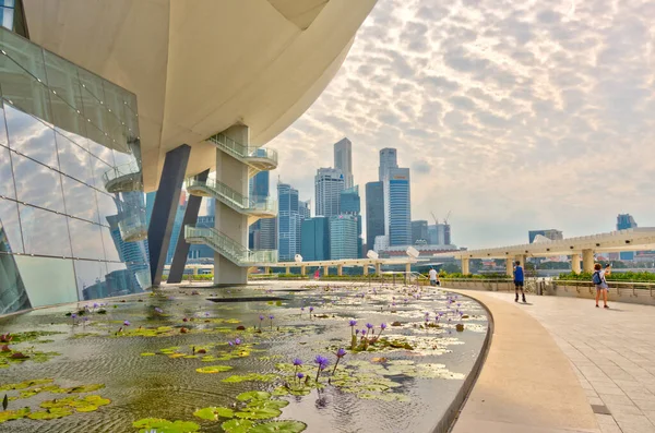 Singapore March 2019 City Center Cloudy Weather — Zdjęcie stockowe