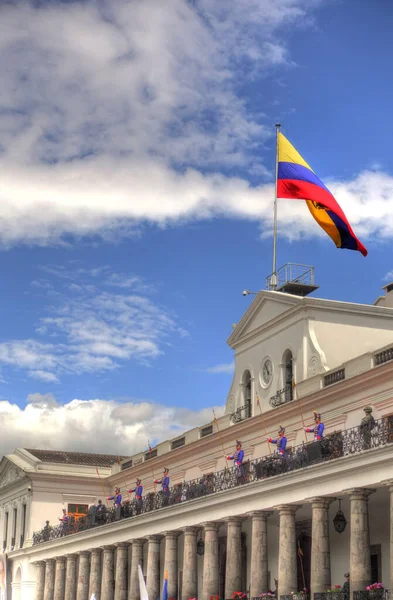 Quito Ecuador May 2018 Historical Center Quito Blue Hours Hdr — ストック写真