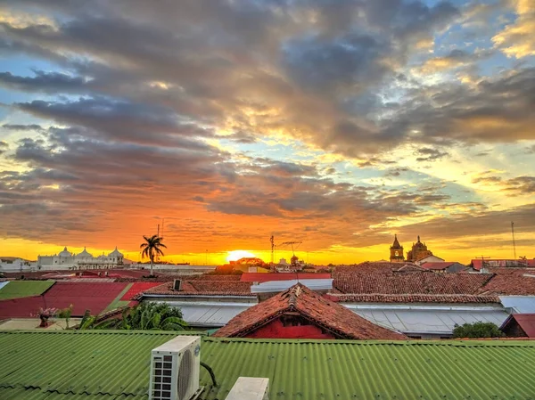 Leon Nicaragua January 2016 Cityscape Beautiful View Hdr Image — Foto de Stock