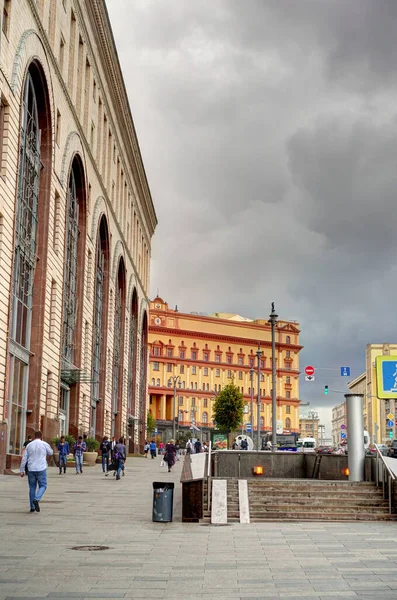 Moscow Russia August 2018 Historical Center Cloudy Weather — Fotografia de Stock