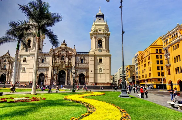 Lima Peru April 2018 Historical Center Sunny Weather — Stok fotoğraf