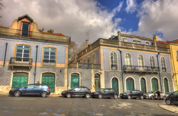 Lisbon Portugal April 2018 Исторический Центр Hdr Image — стоковое фото