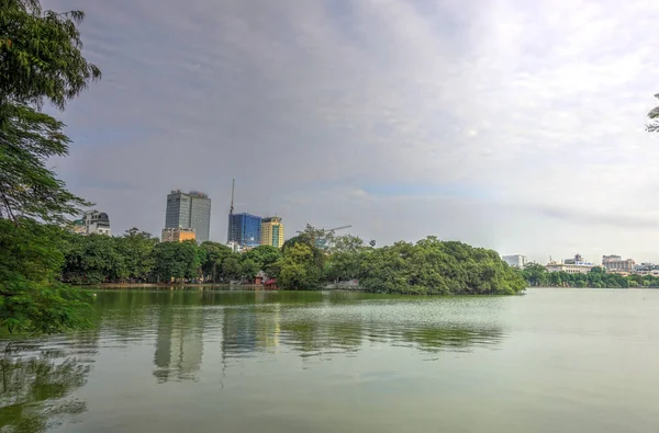 Hanoi Vietnam November 2020 City Center Cloudy Weather — ストック写真