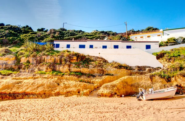 Faro Portugal January 2019 Historical Center Sunny Weather Hdr Image — Foto Stock