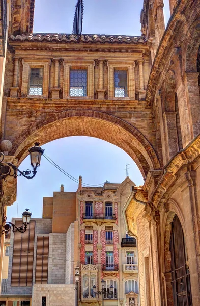 Valencia Spain July 2020 Historical Center Sunny Weather — 图库照片