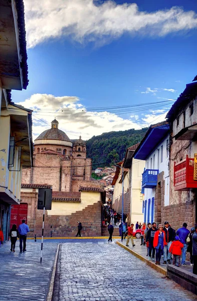 Cusco Peru April 2018 Historical Center Sunny Weather — Stock Photo, Image