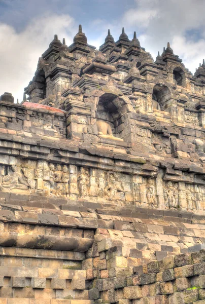 Храм Боробудур Ява Індонезія — стокове фото