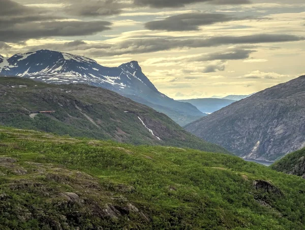 beautiful view of the landscape of Narvik, Arctic Norway