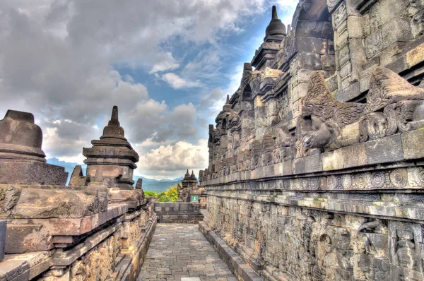 Świątynia Borobudur Java Indonezja — Zdjęcie stockowe