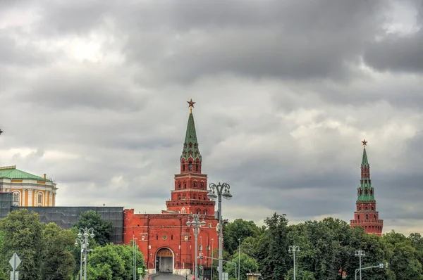 Moscow Russia August 2018 Історичний Центр Хмарну Погоду — стокове фото