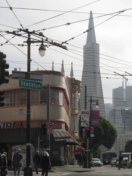 San Francisco Usa Cityscape Красивий Вид — стокове фото