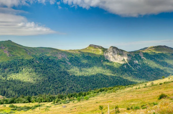 Beautiful Landscape Auvergne Historical Region France — Stock fotografie