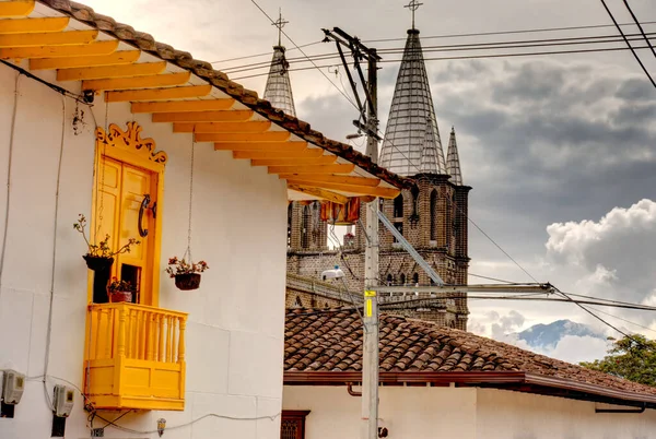 Hdr Image Made Jardin Antioquia Colombia — Stok Foto