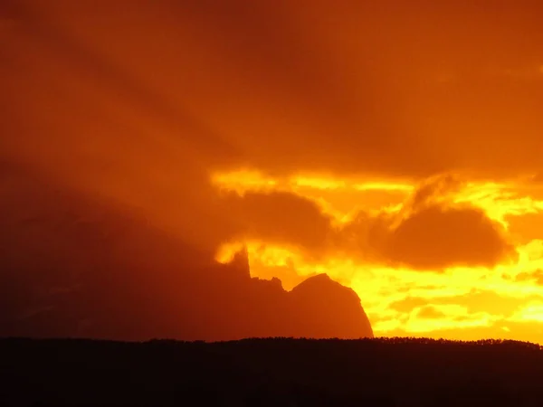 Beautiful Sunset View Landscape Narvik Arctic Norway — Fotografia de Stock