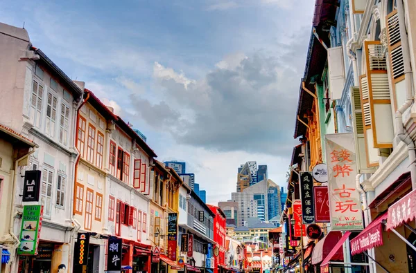 Singapore March 2019 Little India Sunny Weather — 图库照片