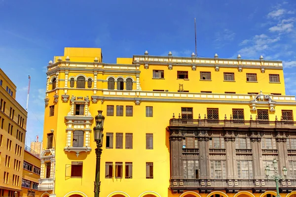 Lima Peru April 2018 Historical Center Sunny Weather — стокове фото