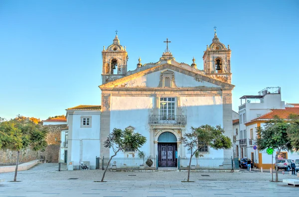 Faro Portugal January 2019 Historical Center Sunny Weather Hdr Image — Stockfoto