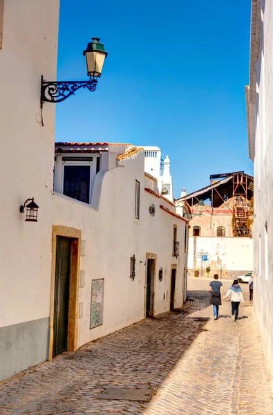 Faro Portugal January 2019 Historical Center Sunny Weather Hdr Image — Stockfoto