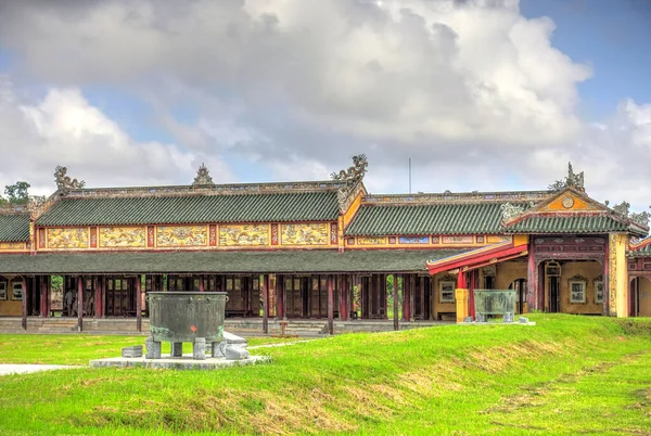 Hue Vietnam November 2020 Citadel Cloudy Weather Hdr Image — Fotografia de Stock