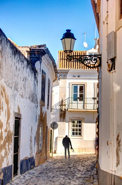 Faro Portugal January 2019 Historical Center Sunny Weather Hdr Image — Stok fotoğraf