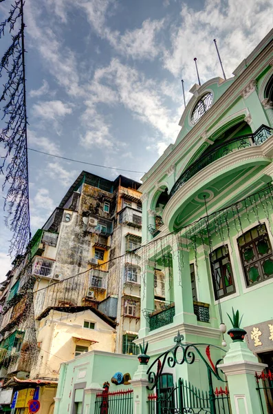 Architecture Details Macau City Center Hdr Image — Stok fotoğraf