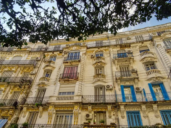 Algiers Algeria March 2020 Colonial Architecture Sunny Weather Hdr Image — Foto Stock