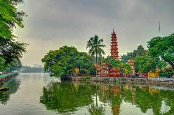 Hanoi Vietnam November 2020 City Center Cloudy Weather — Fotografia de Stock