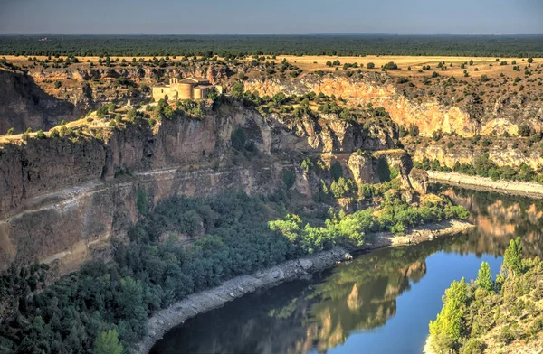 Gorges Duraton River Spain — Stockfoto