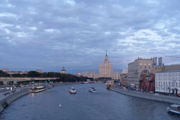 Moscow Russia August 2018 Historical Center Cloudy Weather — 图库照片