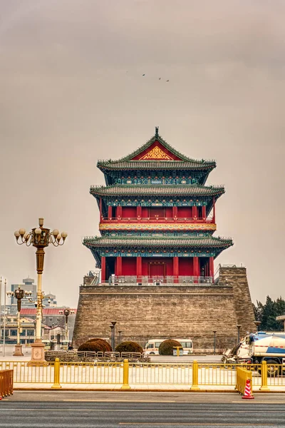 Пекин Является Столицей Китая Славится Своей Древней Архитектурой Памятниками — стоковое фото